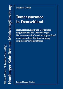 Kartonierter Einband Bancassurance in Deutschland von Michael Dorka