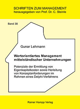 Kartonierter Einband Wertorientiertes Management mittelständischer Unternehmungen von Gunar Lehmann
