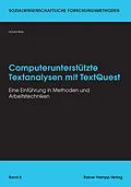 E-Book (pdf) Computerunterstützte Textanalysen mit TextQuest von Harald Klein