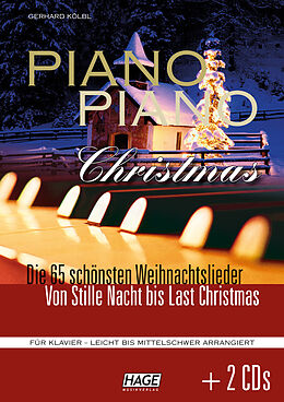 Kartonierter Einband Piano Piano Christmas + 2 CDs von Gerhard Kölbl