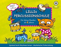 Fester Einband Lillis Percussionschule mit CD von Barbara Hintermeier, Birgit Baude