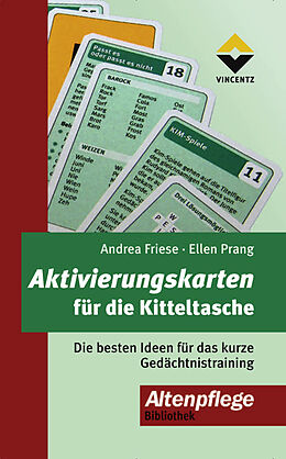 Textkarten / Symbolkarten Aktivierungskarten für die Kitteltasche 1 von Andrea Friese, Ellen Prang