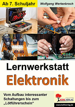 Kartonierter Einband Lernwerkstatt Elektronik von Wolfgang Wertenbroch