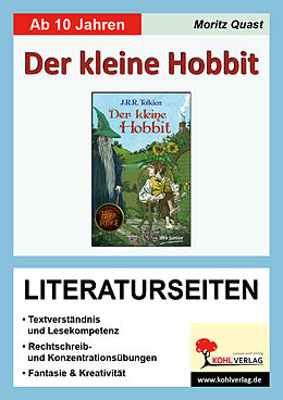 Kartonierter Einband Der kleine Hobbit - Literaturseiten von Moritz Quast