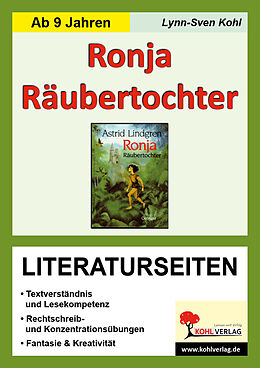 Geheftet Ronja Räubertochter - Literaturseiten von Lynn-Sven Kohl