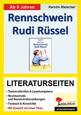 Kartonierter Einband Rennschwein Rudi Rüssel - Literaturseiten von Kerstin Hielscher