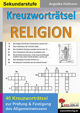 Kartonierter Einband Kreuzworträtsel Religion von Angelika Hofmann