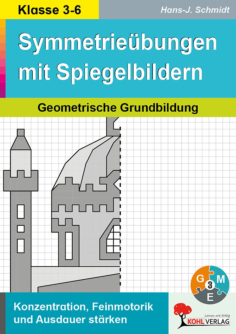 Symmetrieübungen mit Spiegelbildern / Geometrische Grundbildung