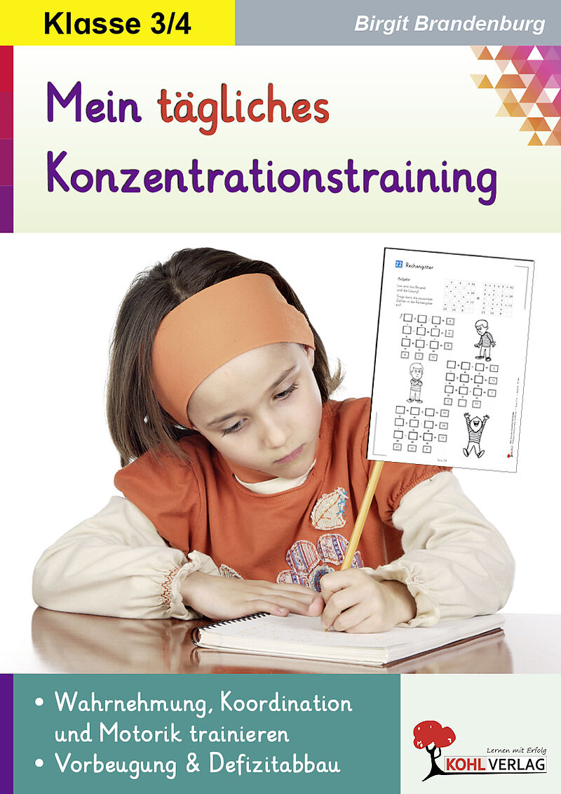 Mein tägliches Konzentrationstraining / Klasse 3-4