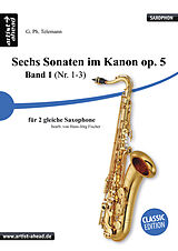 Georg Philipp Telemann Notenblätter 6 Sonaten op.5 Band 1 (Nr.1-3) - für