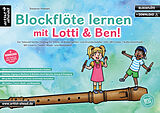 Susanne Hossain Notenblätter Blockflöte lernen mit Lotti & Ben! Band 1 (+Online Audio)