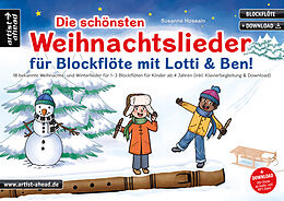 Susanne Hossain Notenblätter Die schönsten Weihnachtslieder mit Lotti & Ben (+OnlineAudio)