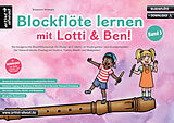 Susanne Hossain Notenblätter Blockflöte lernen mit Lotti & Ben - Band 3 (+Online Audio)
