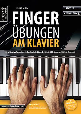 Elmar Mihm Notenblätter Fingerübungen am Klavier (+Online Audio)