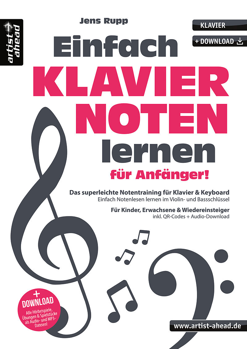 Einfach Klaviernoten lernen für Anfänger!