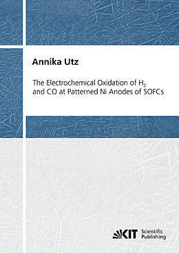Couverture cartonnée The Electrochemical Oxidation of H2 and CO at Patterned Ni Anodes of SOFCs de Annika Utz