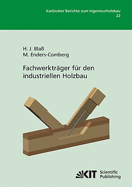 Kartonierter Einband Fachwerkträger für den industriellen Holzbau von Hans Joachim Blaß