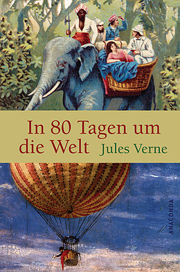 Fester Einband In 80 Tagen um die Welt von Jules Verne