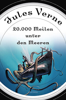 Fester Einband 20000 Meilen unter den Meeren (Roman) - mit Illustrationen von Jules Verne