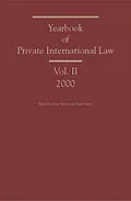 E-Book (pdf) Yearbook of Private International Law 2 (2000) von Petar Sarcevic, Paul Volken