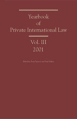 eBook (pdf) Yearbook of Private International Law 3 (2001) de Petar Sarcevic, Paul Volken