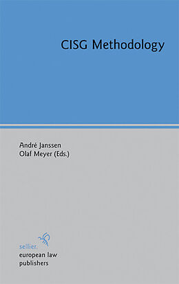 E-Book (pdf) CISG Methodology von André Janssen, Olaf Meyer