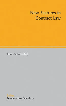 E-Book (pdf) New Features in Contract Law von Reiner Schulze