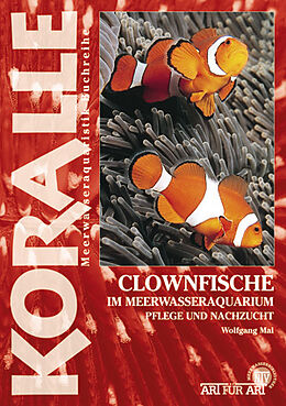 Kartonierter Einband Clownfische im Meerwasseraquarium von Wolfgang Mai