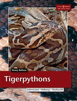 Kartonierter Einband Tigerpythons von Henry Bellosa