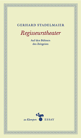 Fester Einband Regisseurstheater von Gerhard Stadelmaier