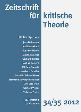 E-Book (pdf) Zeitschrift für kritische Theorie / Zeitschrift für kritische Theorie, Heft 34/35 von 