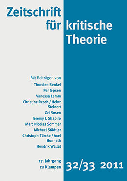 E-Book (epub) Zeitschrift für kritische Theorie / Zeitschrift für kritische Theorie, Heft 32/33 von 