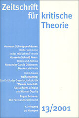 eBook (pdf) Zeitschrift für kritische Theorie / Zeitschrift für kritische Theorie, Heft 13 de 