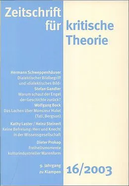 E-Book (pdf) Zeitschrift für kritische Theorie / Zeitschrift für kritische Theorie, Heft 16 (2003) von 