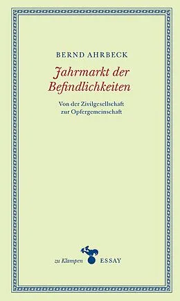 E-Book (pdf) Jahrmarkt der Befindlichkeiten von Bernd Ahrbeck