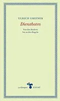 E-Book (epub) Dienstboten von Ulrich Greiner