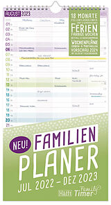Kalender FamilienPlaner 22/23 Wand-Kalender 5-spaltig 18 Monate von 