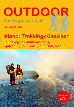 Kartonierter Einband Island: Trekking-Klassiker von Erik Van de Perre
