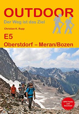 Paperback E5 Oberstdorf - Meran/Bozen von Christian K. Rupp