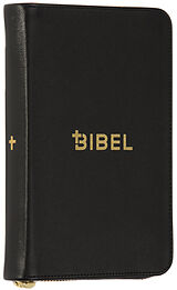 Leder Die Bibel  Schlachter 2000  Miniaturausgabe (Kalbsleder, flexibler Einband, schwarz, Goldschnitt, Reißverschluss) von 