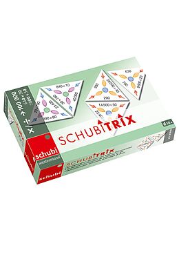 Schubitrix Multiplikation / Division mit grossen Zehnerzahlen Spiel