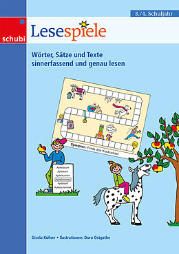 Kartonierter Einband Lesespiele 3/4 von Gisela Küfner