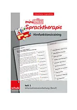 Kartonierter Einband miniLÜK-Sprachtherapie - Hirnfunktionstraining von Steiner, Zöllner