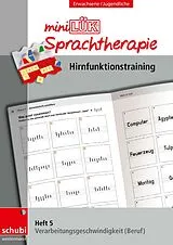 Geheftet miniLÜK-Sprachtherapie - Hirnfunktionstraining von Jürgen Steiner, Christin Wissel
