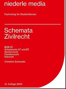 Kartonierter Einband Schemata Zivilrecht - Karteikarten - 2023 von Christine Schneider