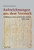 E-Book (pdf) Aufzeichnungen aus dem Versteck von Frederick Weinstein