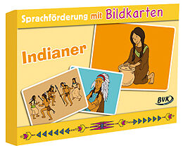 Textkarten / Symbolkarten Sprachförderung mit Bildkarten Indianer von Hanna Herkenrath