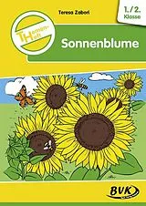 Kartonierter Einband Themenheft Sonnenblume von Teresa Zabori
