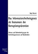 Kartonierter Einband Das Informationsfreiheitsgesetz von Anja Rössner