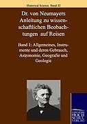 Kartonierter Einband Dr. von Neumayers Anleitung zu wisenschaftlichen Beobachtungen auf Reisen von Georg von Neumayer